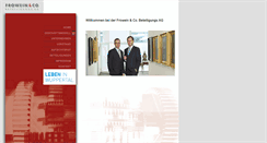 Desktop Screenshot of froweinundco.com